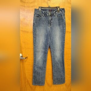 NYDJ Classic Blue Straight Denim Jeans